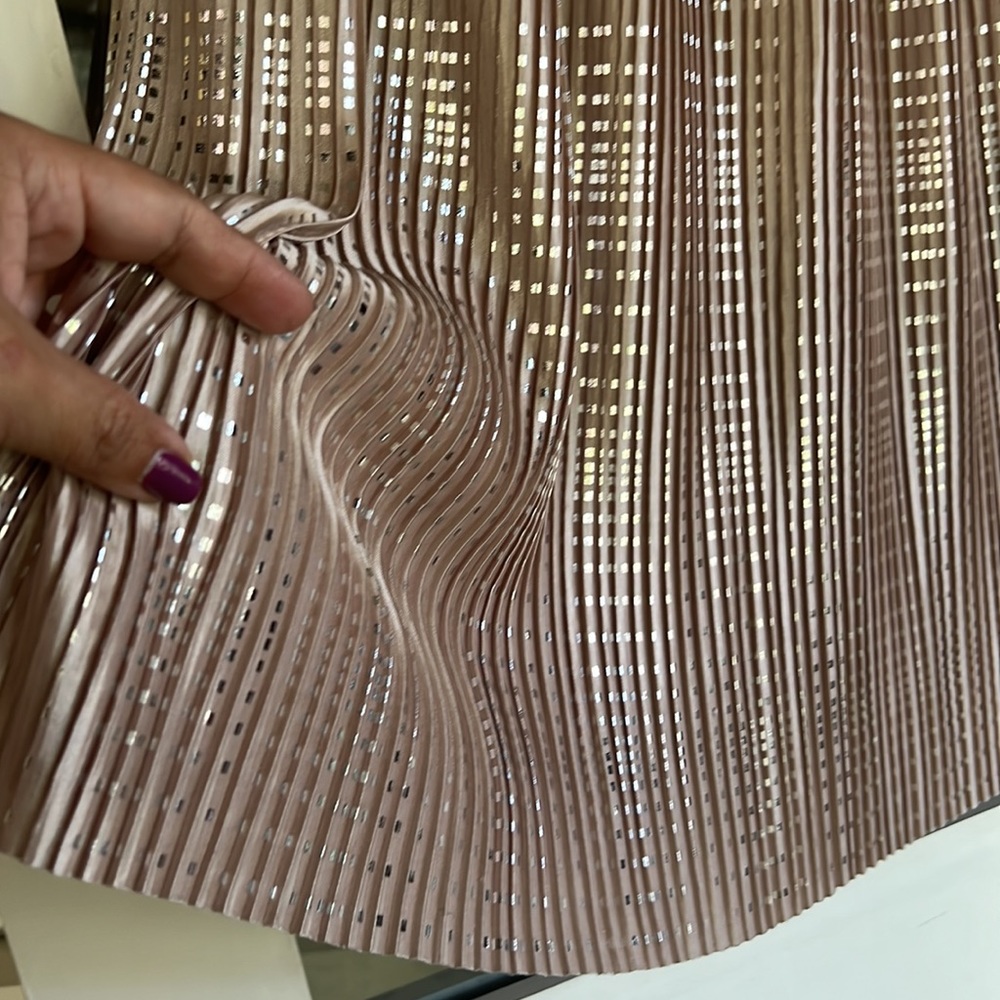 Sabina Musayev Sparkle Pleated Skirt - Picture 2 of 8